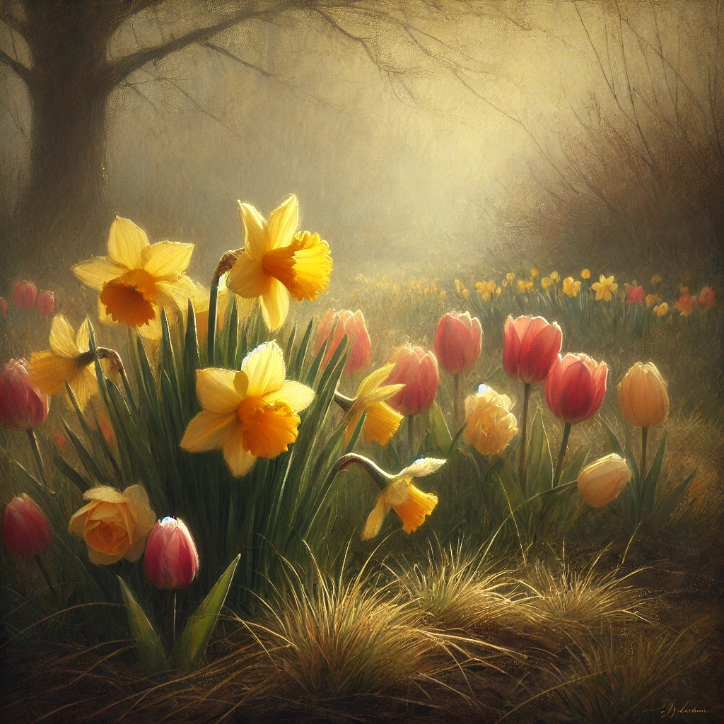 As winter loosens its hold, daffodils rise in golden chorus, painting hope where only frost had lingered. (2)